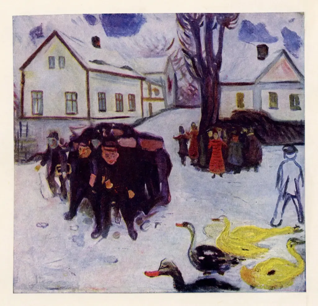 Anonimo , Munch, Edvard - sec. XX - Boys, Girls and Ducks , fronte