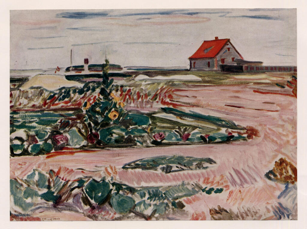 Anonimo , Munch, Edvard - sec. XX - La costa vicino a Lubecca , fronte