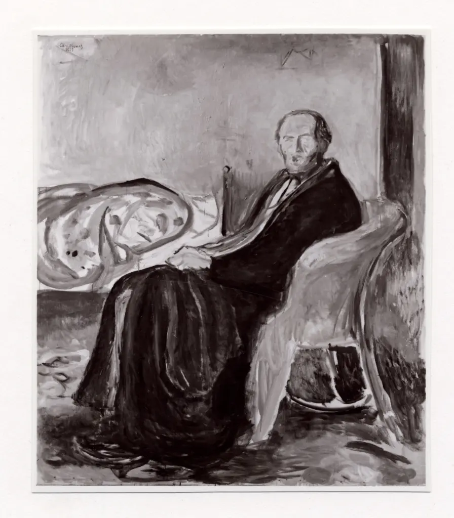 Anonimo , Munch, Edvard - sec. XX - Autoritratto , fronte