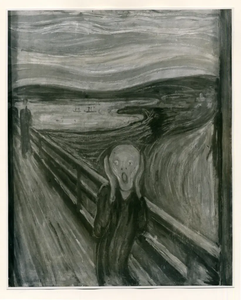 Anonimo , Munch, Edvard - sec. XIX - L'urlo , fronte