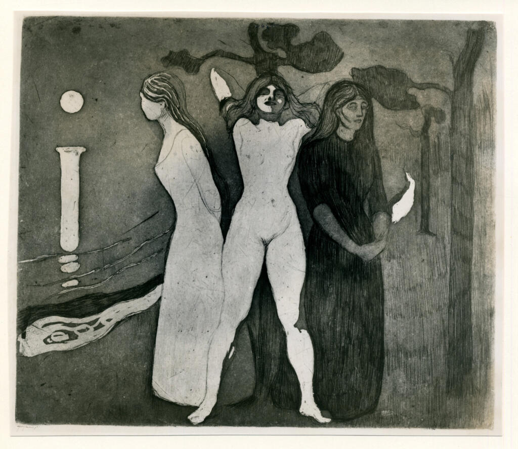 Munch, Edvard , Three aspects of woman