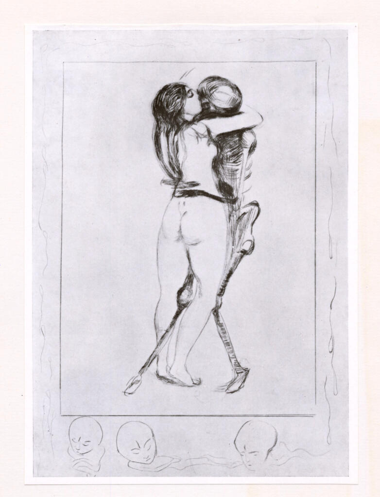 Munch, Edvard , Das Mädchen und der Tod -