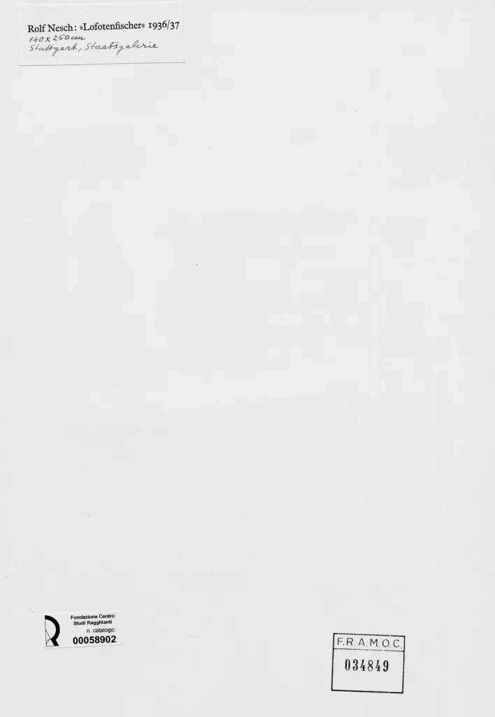 Anonimo , Nesch, Rolf - sec. XX - Lofotenfischer , retro