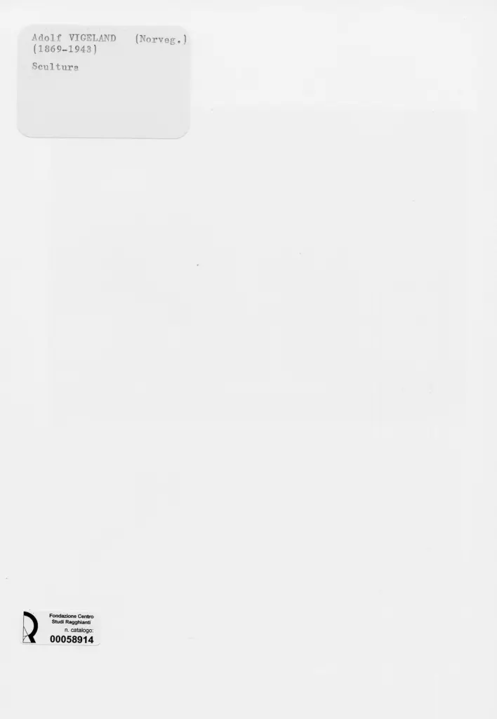 Anonimo , Vigeland, Adolf - sec. XX - Assassino di bambino , retro