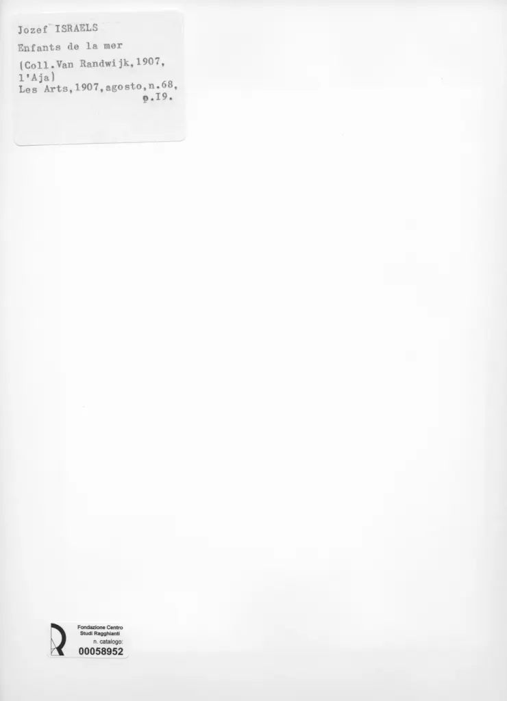 Anonimo , Israels, Josef , retro