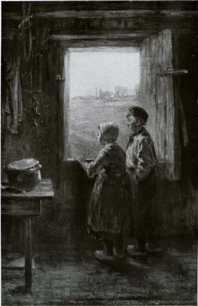 Anonimo , Israels, Josef - sec. XIX - Waiting for papa , fronte