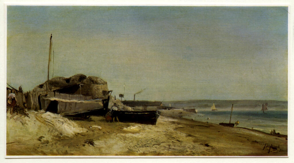 Jongkind, Johan Barthold , La plage de St.-Andresse -