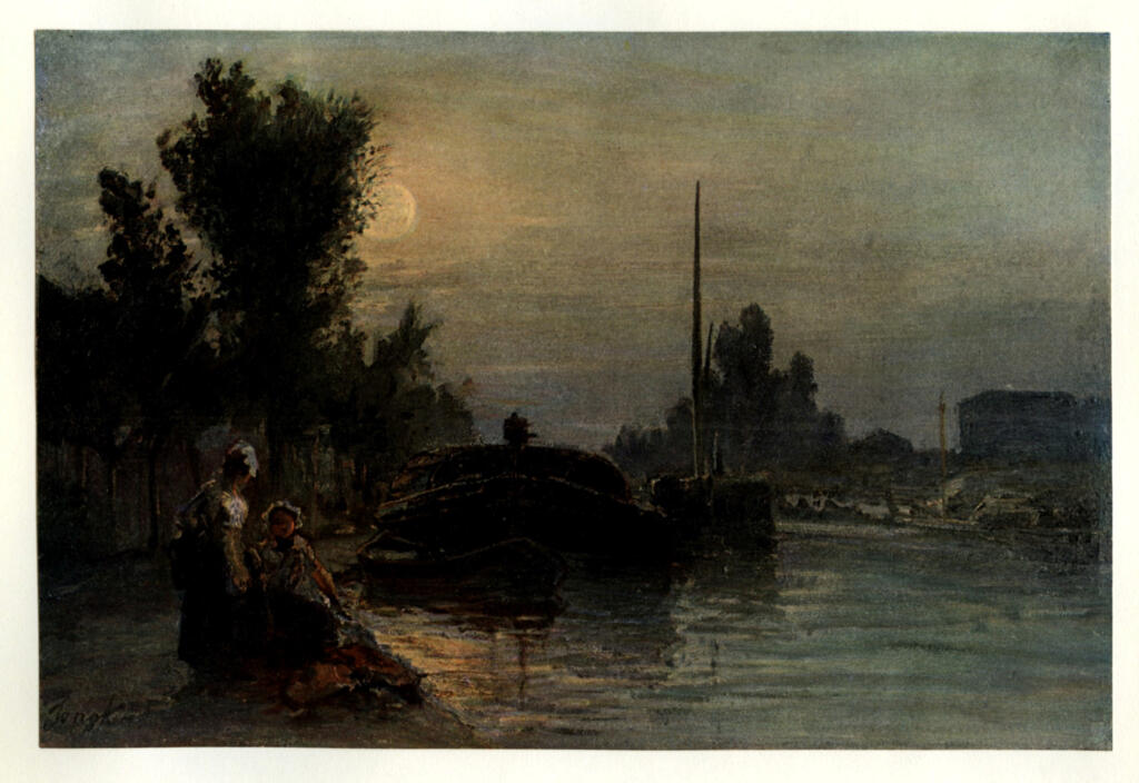 Anonimo , Jongkind, Johan Barthold - sec. XIX - La lune , fronte