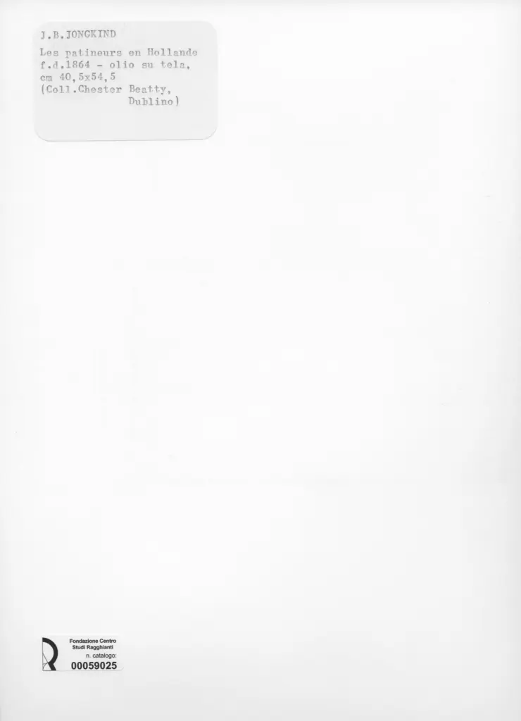 Anonimo , Jongkind, Johan Barthold - sec. XIX , retro
