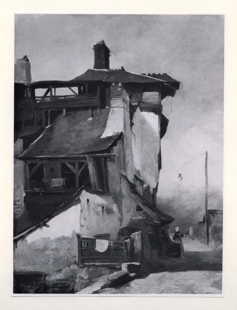 Anonimo , Jongkind, Johan Barthold - sec. XIX - Vieille Maison, Normandie , fronte