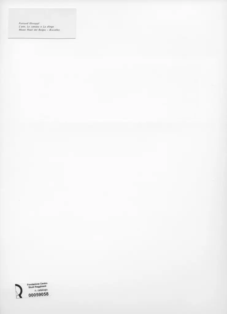 Anonimo , Khnopff, Fernand , retro