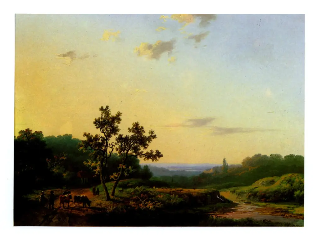 Koekkoek, Marinus Adrianus , Paesaggio rurale