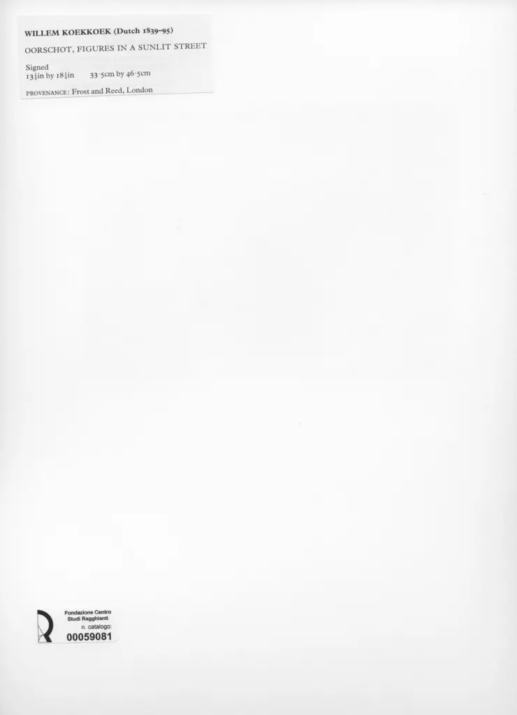 Anonimo , Koekkoek, Willem , retro