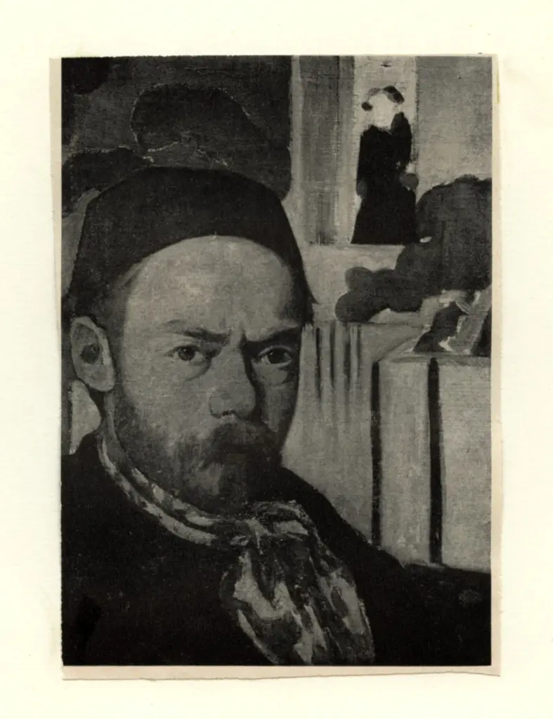 Anonimo , Meyer De Haan, Jacob - sec. XIX - Self-portrait , fronte