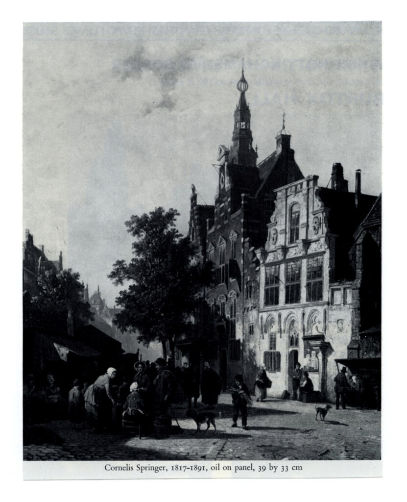 Springer, Cornelius , - A Dutch Street Scene