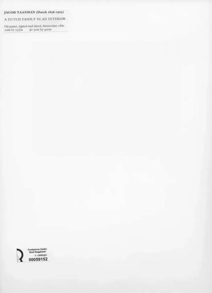 Anonimo , Taanman, Jacob - sec. XIX - A Dutch Family in an interior , retro