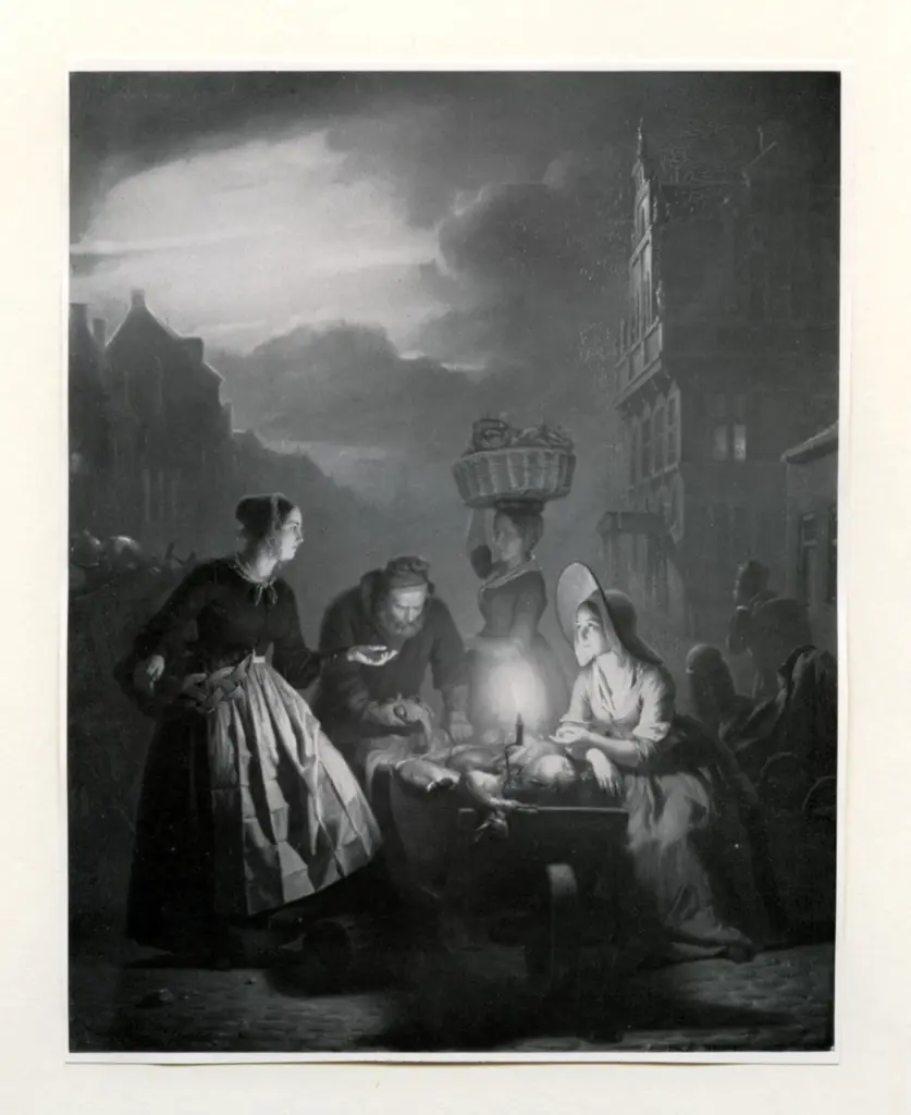 Anonimo , Van Schendel, Petrus - sec. XIX - The Poultry Market , fronte
