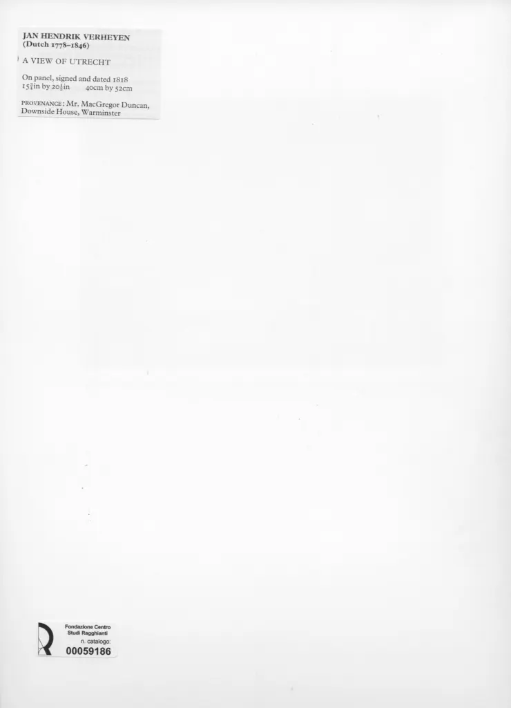 Anonimo , Verheyen, Jan Hendrik - sec. XIX , retro