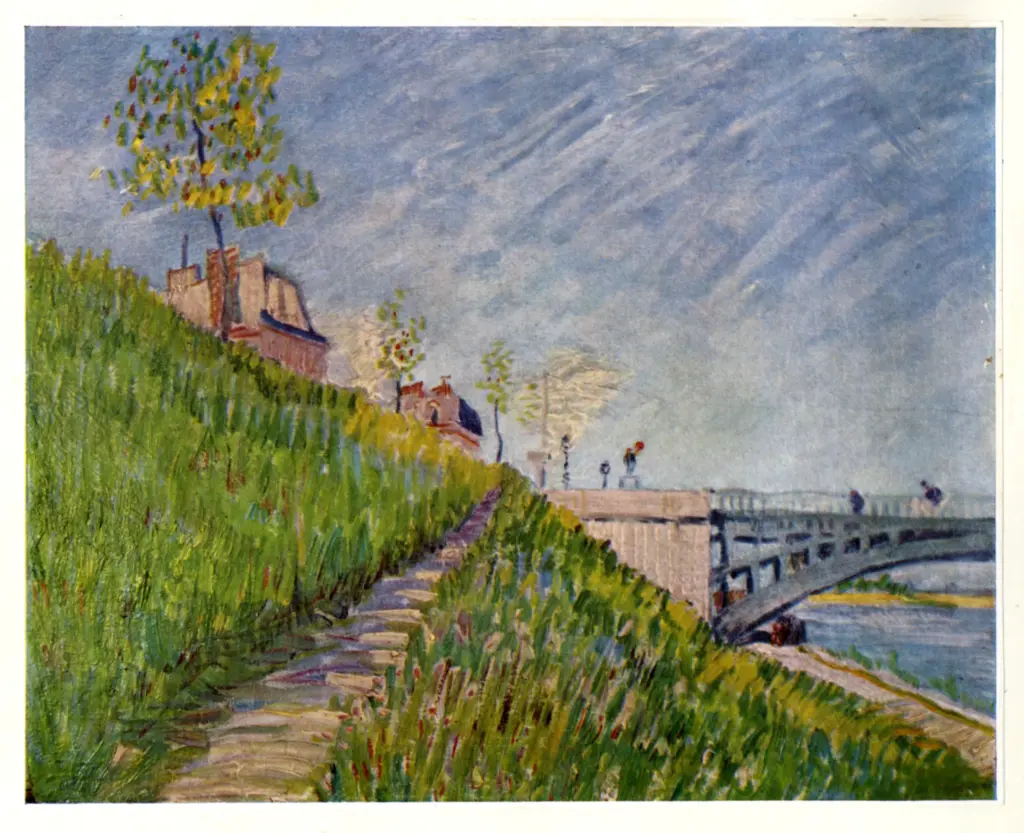 Anonimo , Van Gogh, Vincent - sec. XIX - Bridge at Asnieres , fronte