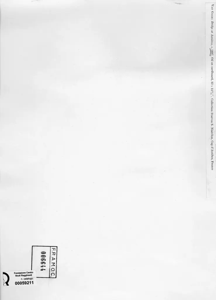 Anonimo , Van Gogh, Vincent - sec. XIX - Bridge at Asnieres , retro