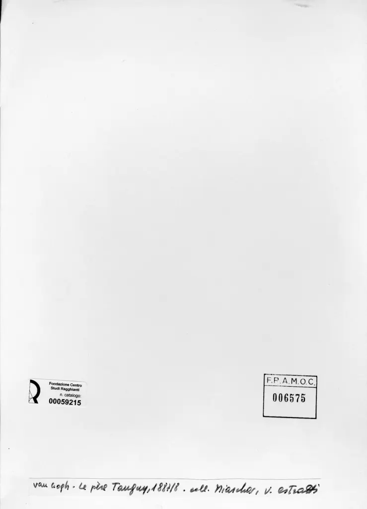 Anonimo , Van Gogh, Vincent - sec. XIX - Le p&egrave;re Tauguy , retro