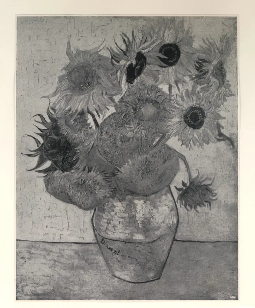 Franz Hanfstaengl , Van Gogh, Vincent - sec. XIX - Sonnenblumen , fronte