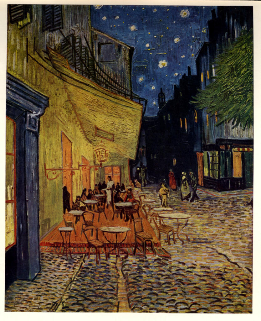 Anonimo , Van Gogh, Vincent - sec. XIX - Cafè at Night , fronte