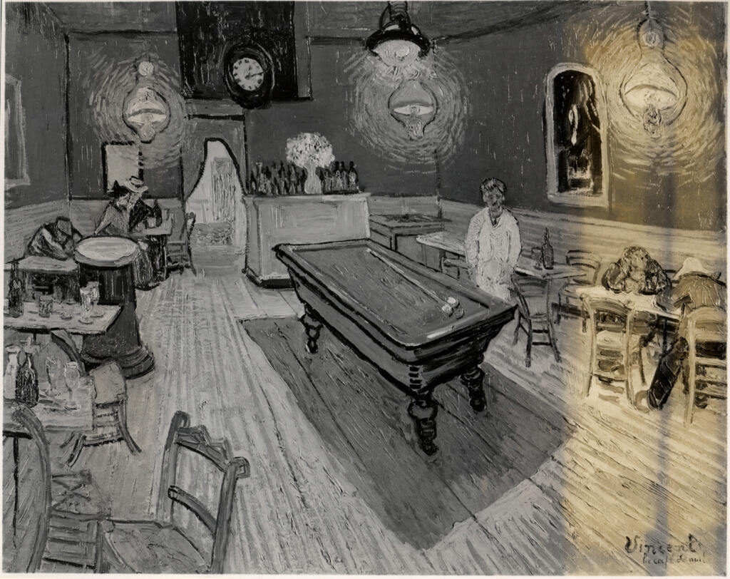 Anonimo , Van Gogh, Vincent - sec. XIX - Cafè de nuit , fronte