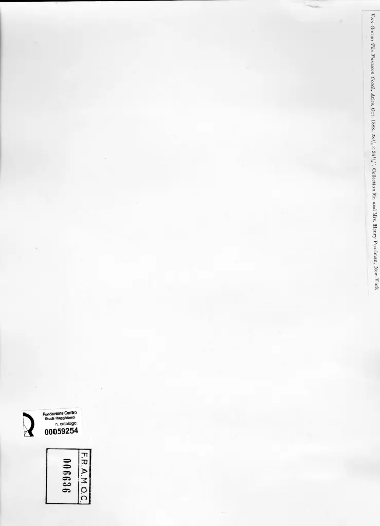 Anonimo , Van Gogh, Vincent - sec. XIX - The Tarascon Coach , retro