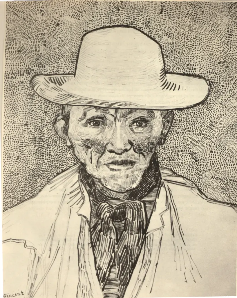 Anonimo , Van Gogh, Vincent - sec. XIX - Paysan de la Camargue , fronte