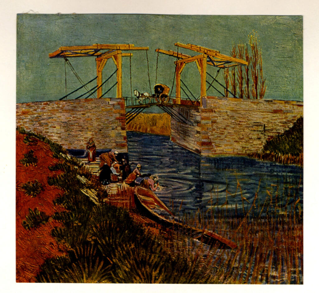 Anonimo , Van Gogh, Vincent - sec. XIX - Pont de Langlais , fronte