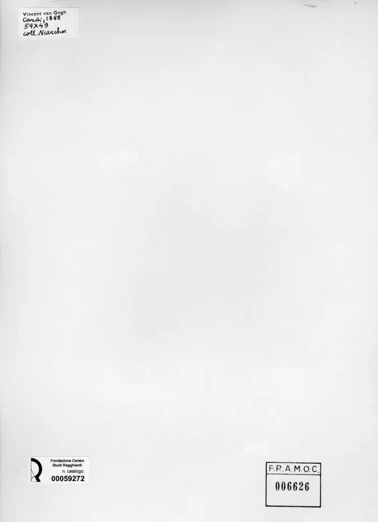 Anonimo , Van Gogh, Vincent - sec. XIX - Cardi , retro