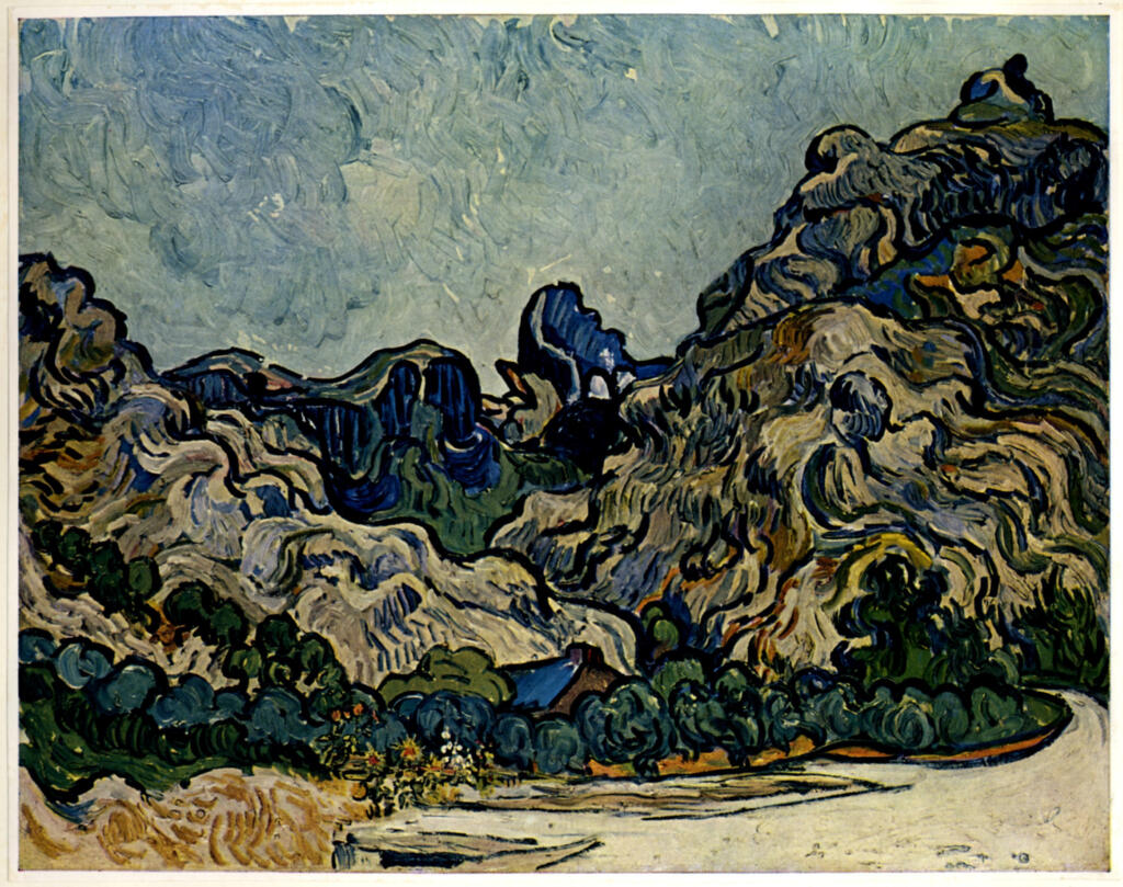 Anonimo , Van Gogh, Vincent - sec. XIX - Mountains at Saint- Rémy , fronte