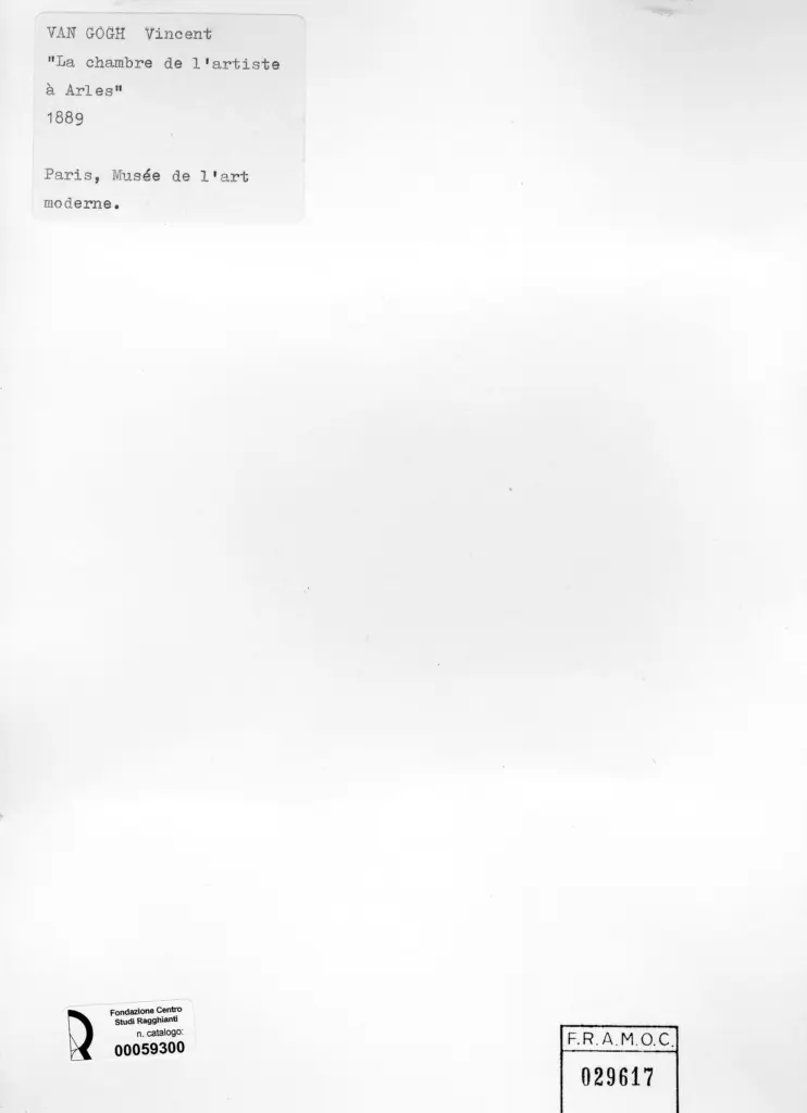 Anonimo , Van Gogh, Vincent - sec. XIX - La chambre de l'artiste &agrave; Arles , retro