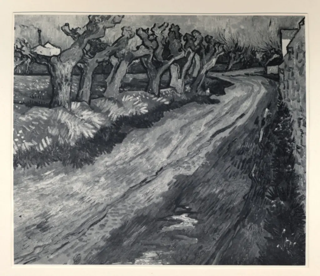 Anonimo , Van Gogh, Vincent - sec. XIX - Paesaggio , fronte