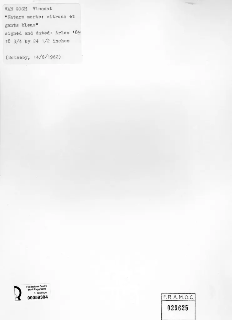 Van Gogh, Vincent - sec. XIX , retro