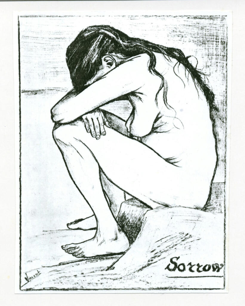 Anonimo , Van Gogh, Vincent - sec. XIX - Sorrow , fronte