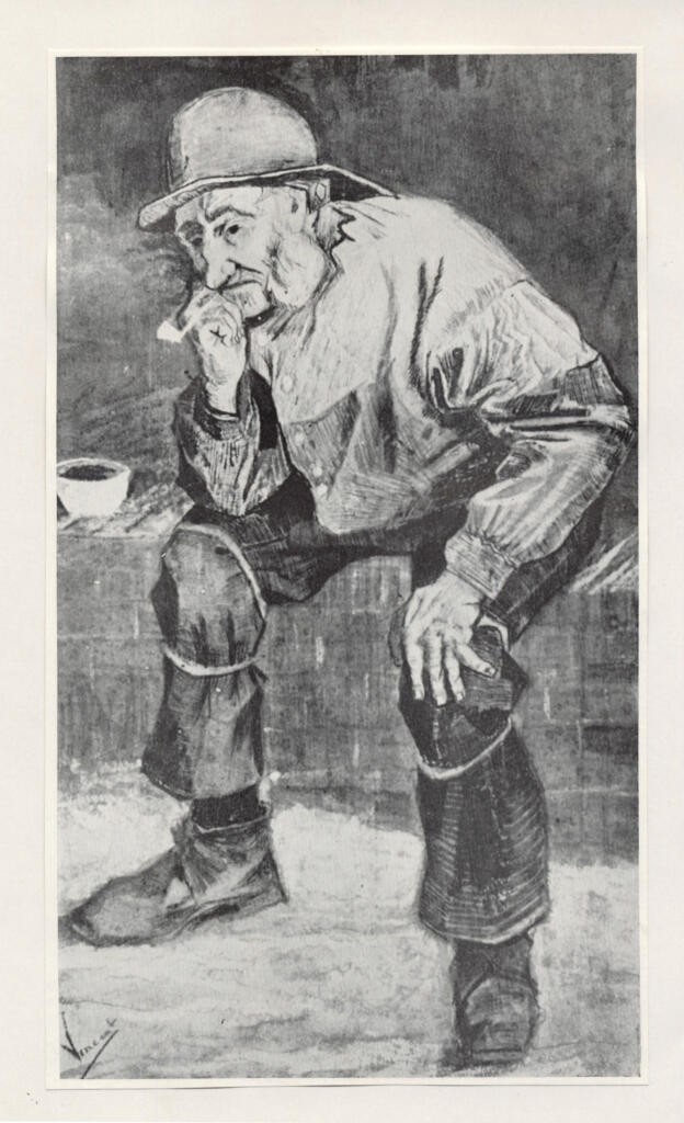 Anonimo , Van Gogh, Vincent - sec. XIX - An Old Fisherman , fronte