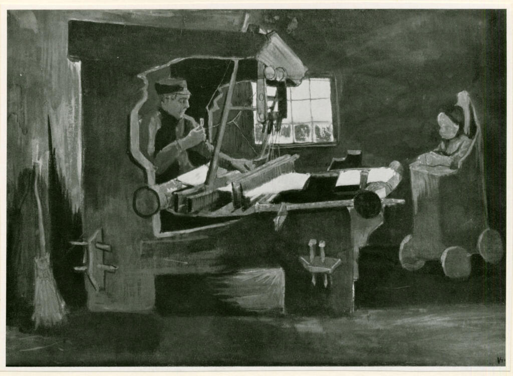 Anonimo , Van Gogh, Vincent - sec. XIX - Le Tisserand , fronte