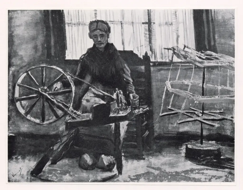 Van Gogh, Vincent , Tessitrice (contadina all'arcolaio)