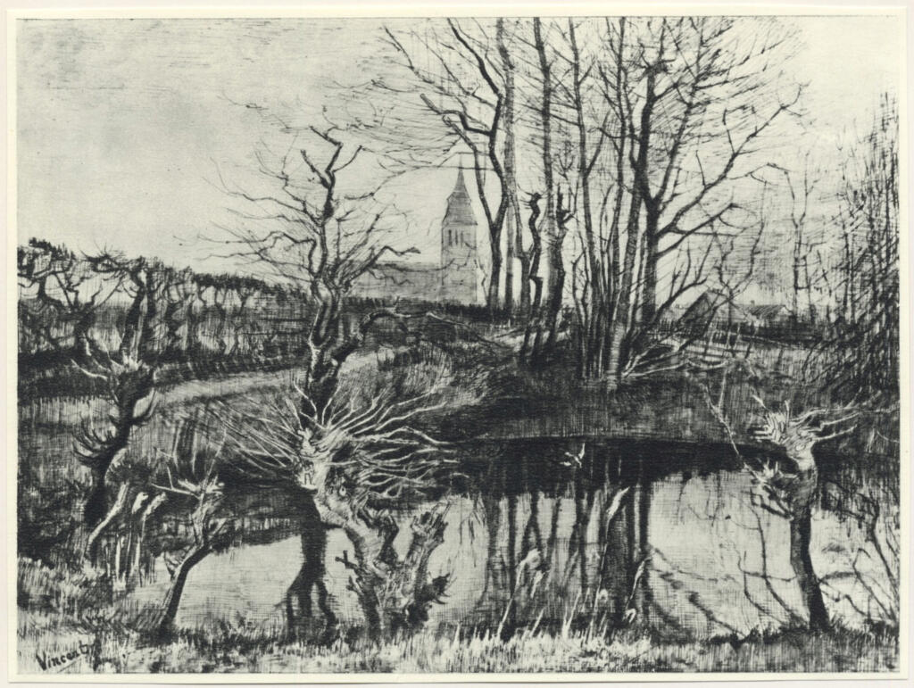 Anonimo , Van Gogh, Vincent - sec. XIX - Mare à Nueven , fronte