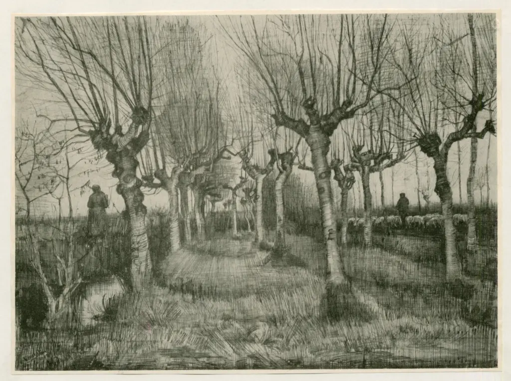 Anonimo , Van Gogh, Vincent - sec. XIX - Landscape near Nuenen , fronte