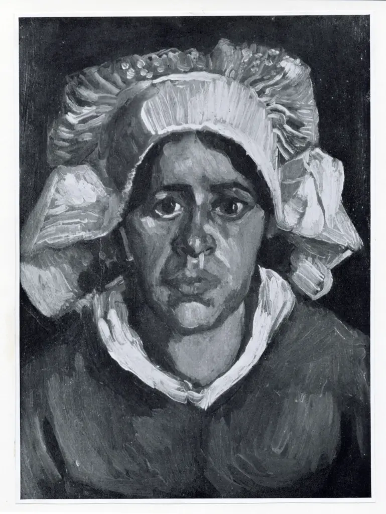 Anonimo , Van Gogh, Vincent - sec. XIX - T&ecirc;te d'une paysanne , fronte