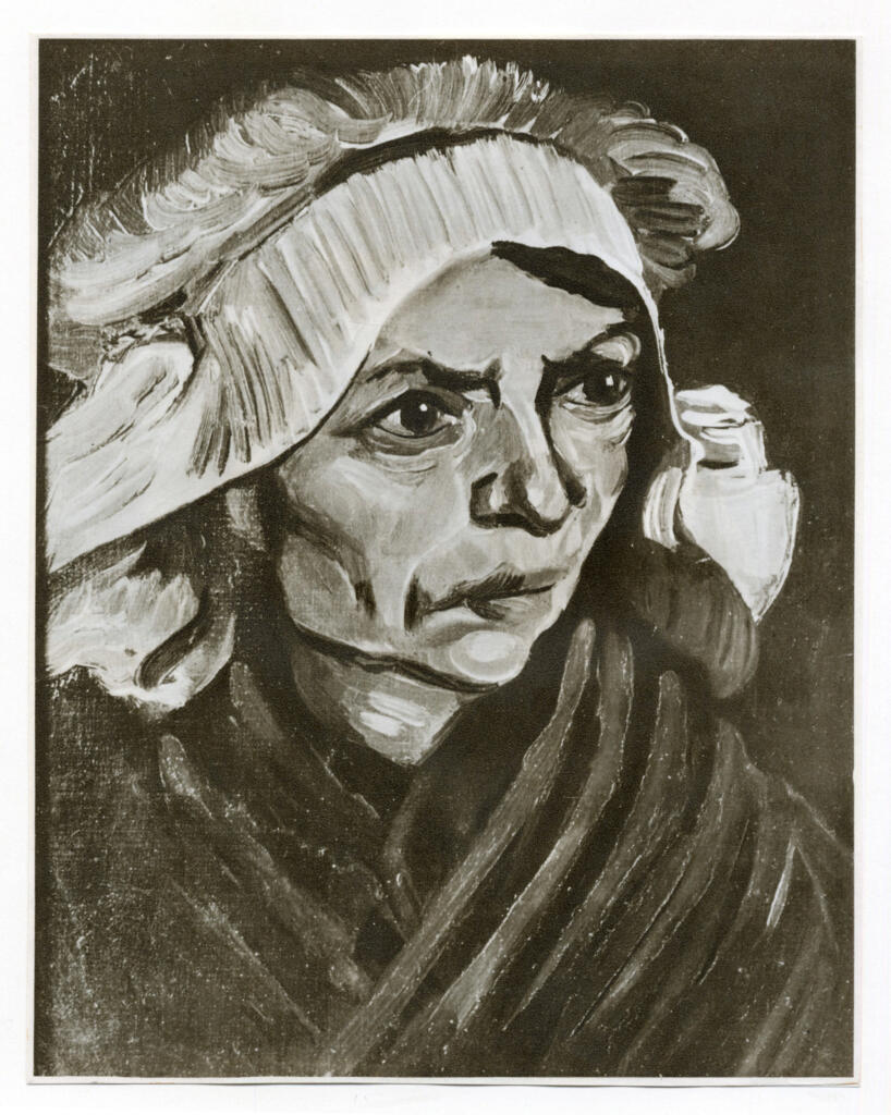 Anonimo , Van Gogh, Vincent - sec. XIX - Busto di contadina , fronte