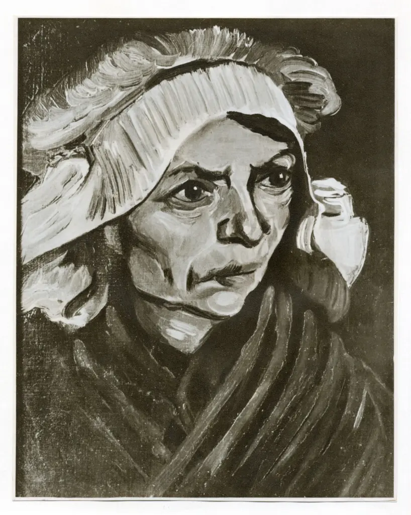 Anonimo , Van Gogh, Vincent - sec. XIX - Busto di contadina , fronte