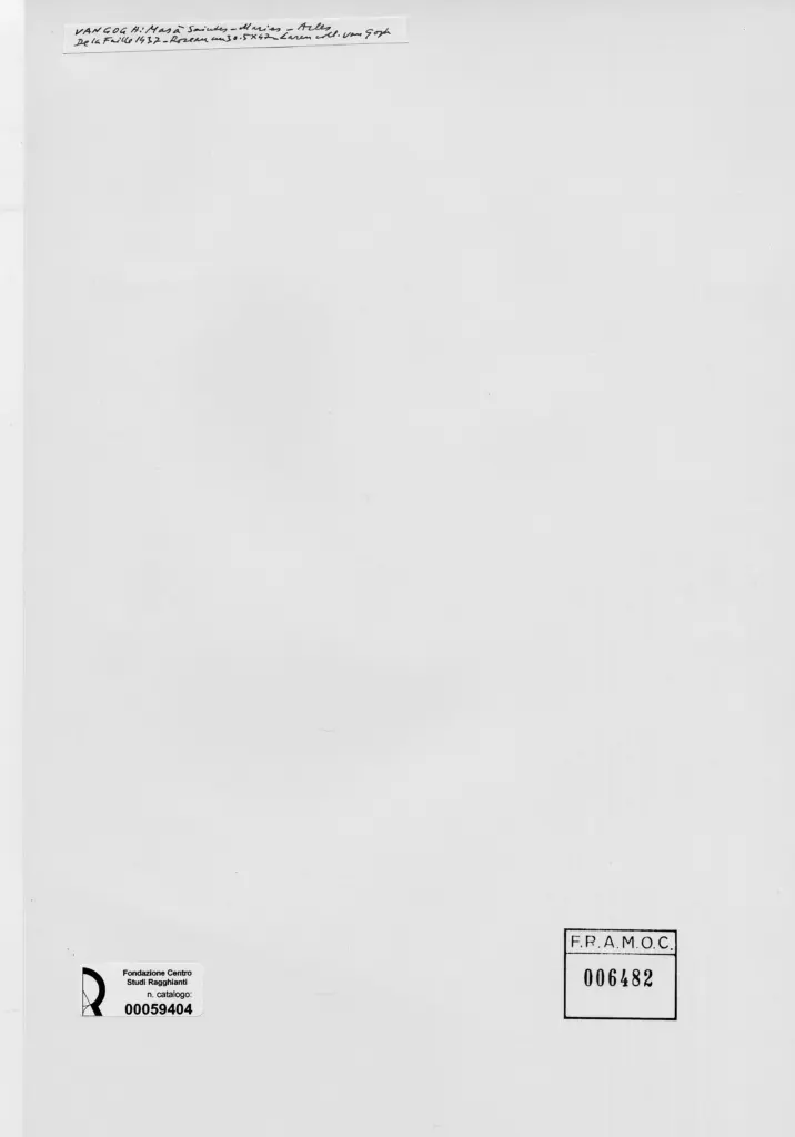 Anonimo , Van Gogh, Vincent - sec. XIX - Mas &agrave; Saintes Maries, Arles , retro