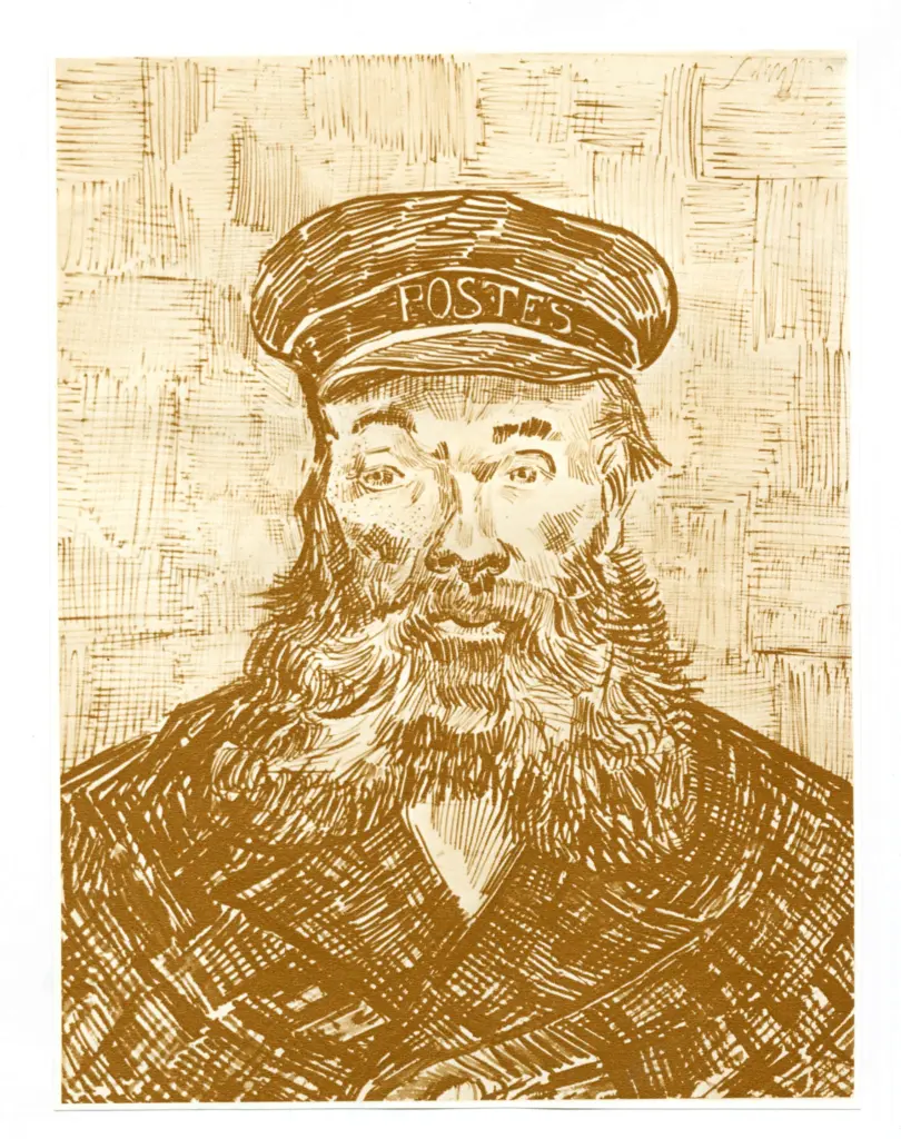 Anonimo , Van Gogh, Vincent - sec. XIX - Le facteur des postes Roulin , fronte