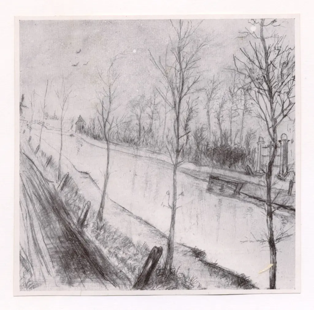 Anonimo , Van Gogh, Vincent - sec. XIX - Kanal , fronte