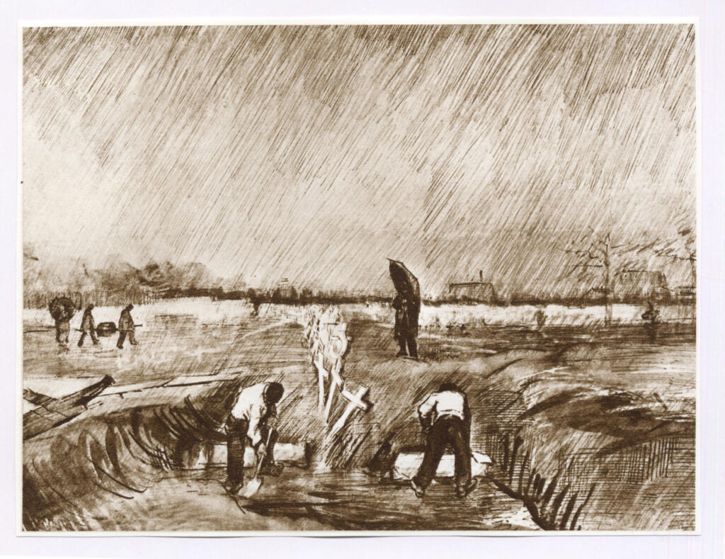 Anonimo , Van Gogh, Vincent - sec. XIX - La fossa comune , fronte