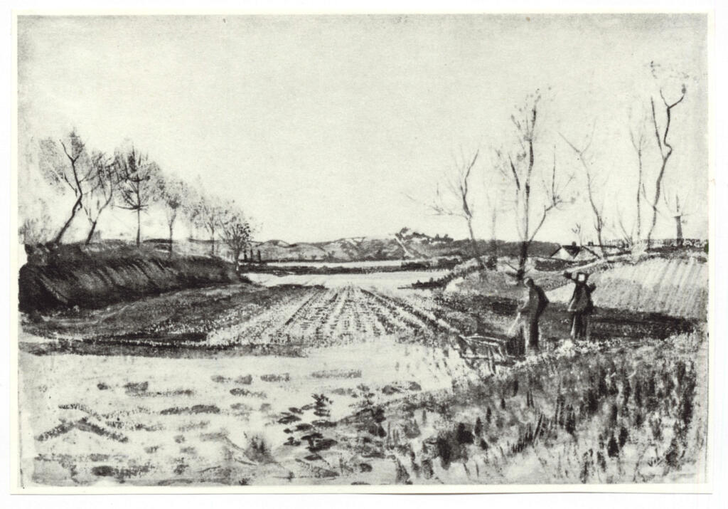 Anonimo , Van Gogh, Vincent - sec. XIX - Paysage de dunes , fronte